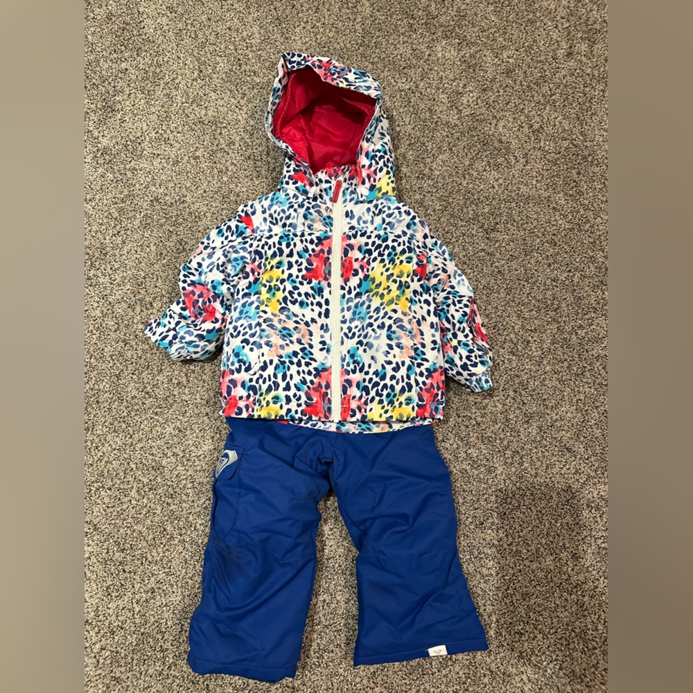 Roxy Multicolor Snowsuit with Blue Accents